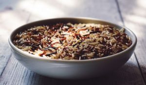 bowl of whole grain rice